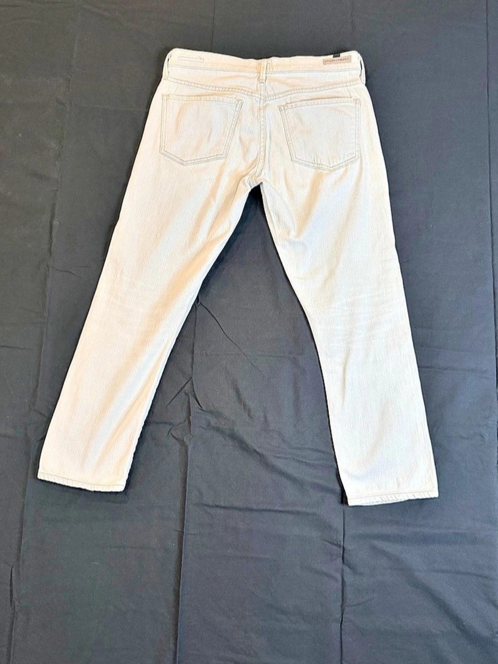 Citizens of Humanity Elsa Mid Rise Slim Fit Crop Jeans – Clean White – Size 27 - Picture 9 of 9